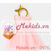 Váy ren mềm cổ tròn sz 100-140 Mã V161