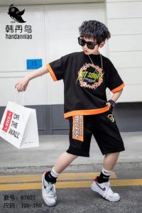 Bộ Hip Hop Be Trai Den Cam