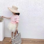 Áo Phông Cổ Ren Màu Hồng Bé Gái 2