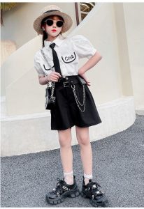Bộ áo Trắng Quần đen Kèm Cavat Bg 5