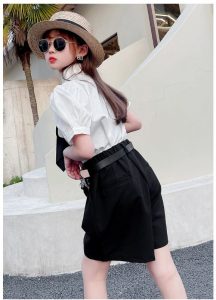 Bộ áo Trắng Quần đen Kèm Cavat Bg 8