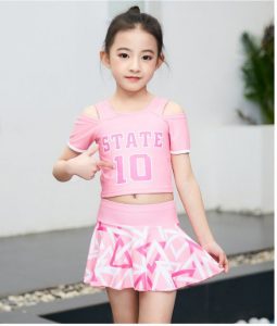 Bộ Bơi Bé Gái Màu Hồng