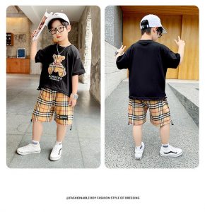 Bộ Gấu Quần Kẻ 3