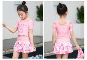Bộ Bơi Bé Gái Màu Hồng 1
