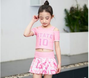 Bộ Bơi Bé Gái Màu Hồng 2