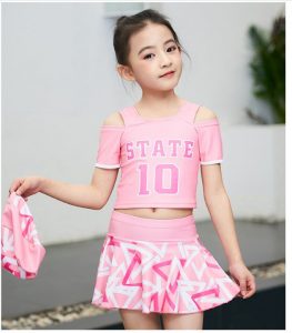 Bộ Bơi Bé Gái Màu Hồng 3