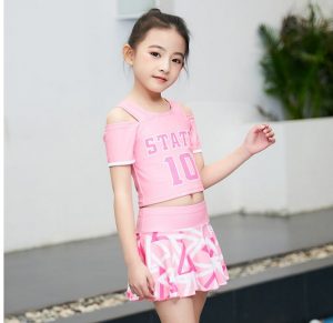 Bộ Bơi Bé Gái Màu Hồng 4