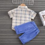 Bộ Kẻ Cavat Cộc Tay Bé Trai 2